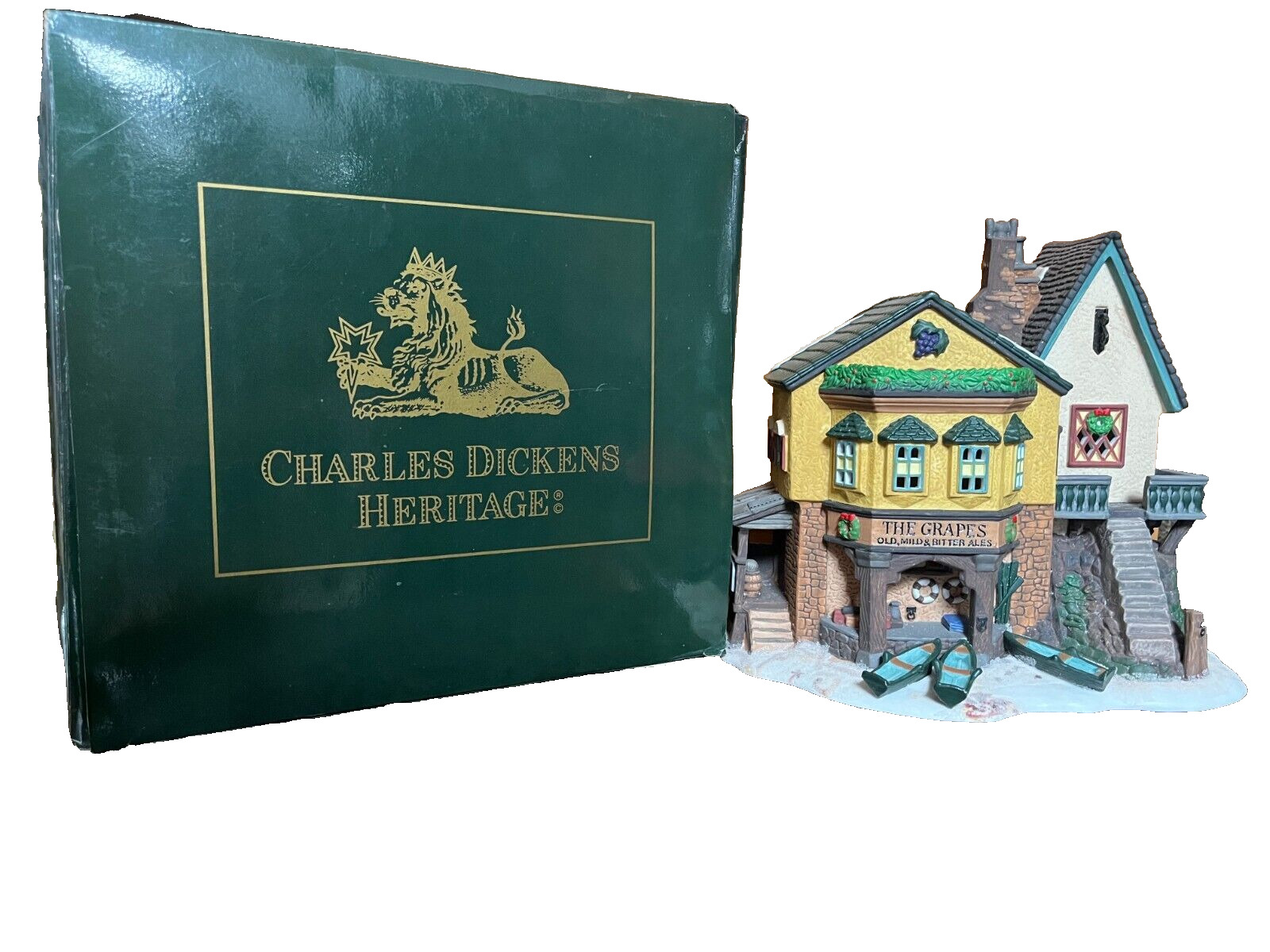Dickens Heritage Village Series The Grapes Inn 5th Edition 1996 #57534 Dept 56