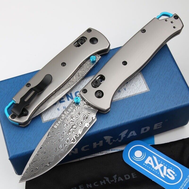 Benchmade 535 titanium alloy (Damascus steel) Fold Knife