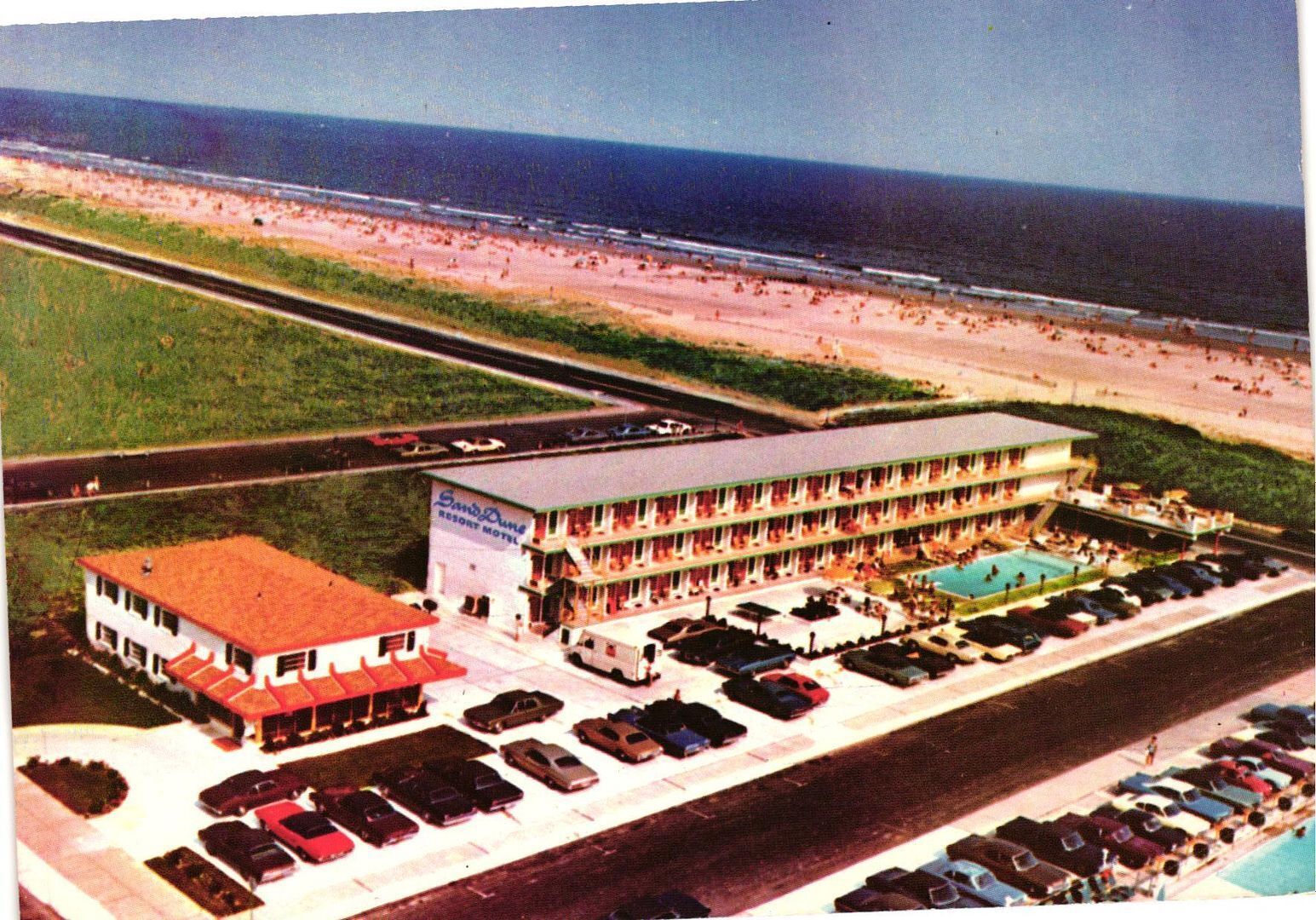 Vintage Postcard 4x6- Sand Dune Resort Motel, Wildwood Crest, NJ