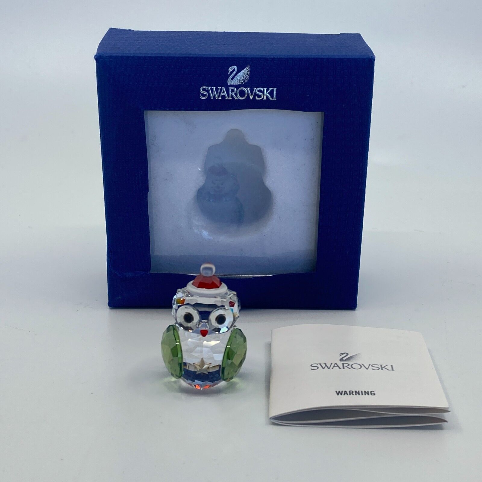 Swarovski 1140812 Rocking Owl Merry Christmas Collection 2012 Koh Seohee Box COA