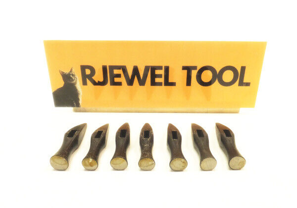 Unused Japanese Vintage Hammer Genno 片口玄能 Head Only Carpenter Tools Set OF 7