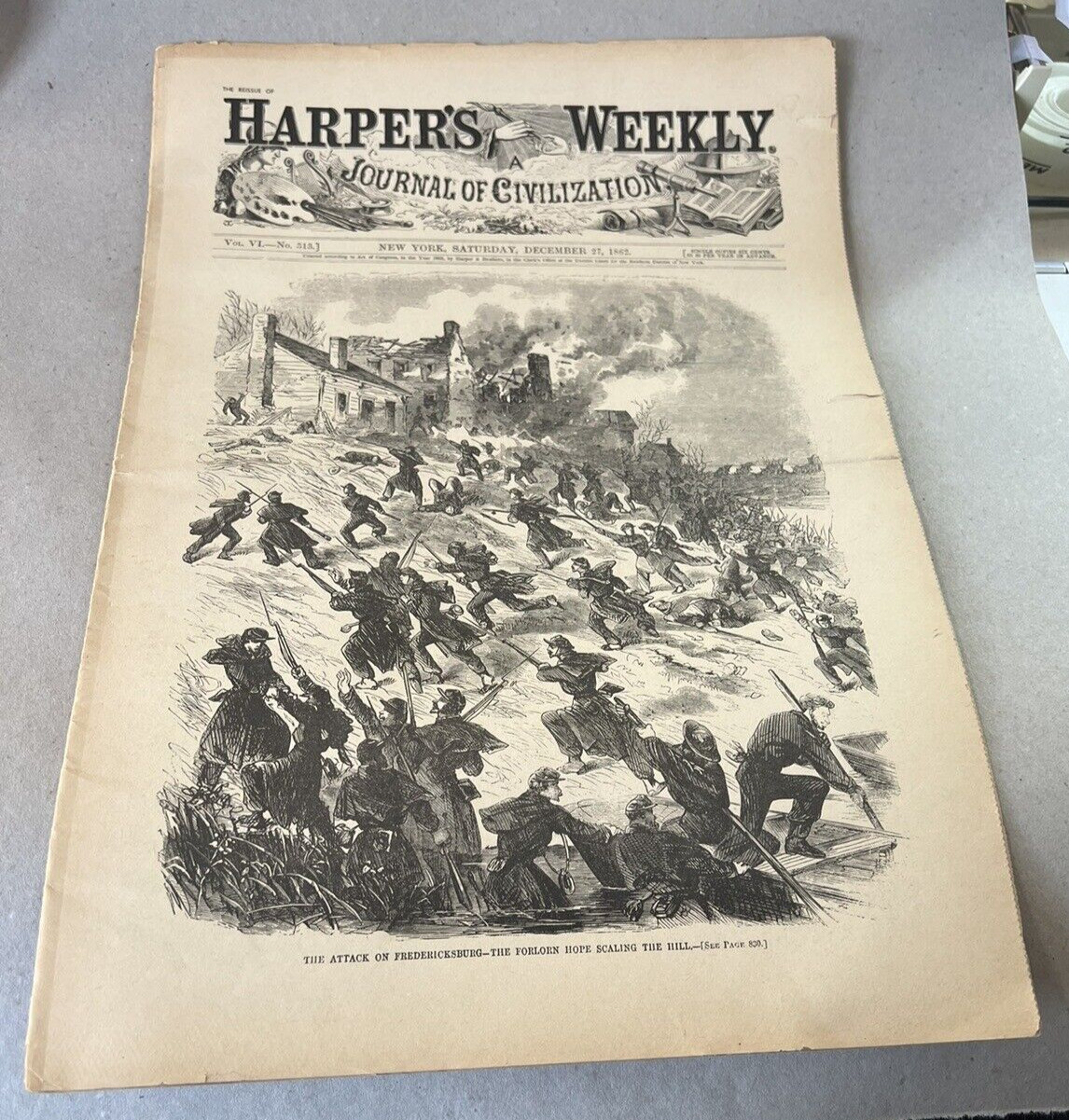 THE REISSUES OF HARPER'S WEEKLY JOURNAL OF CIVILIZATION SATURDAY, DEC. 27, 1862