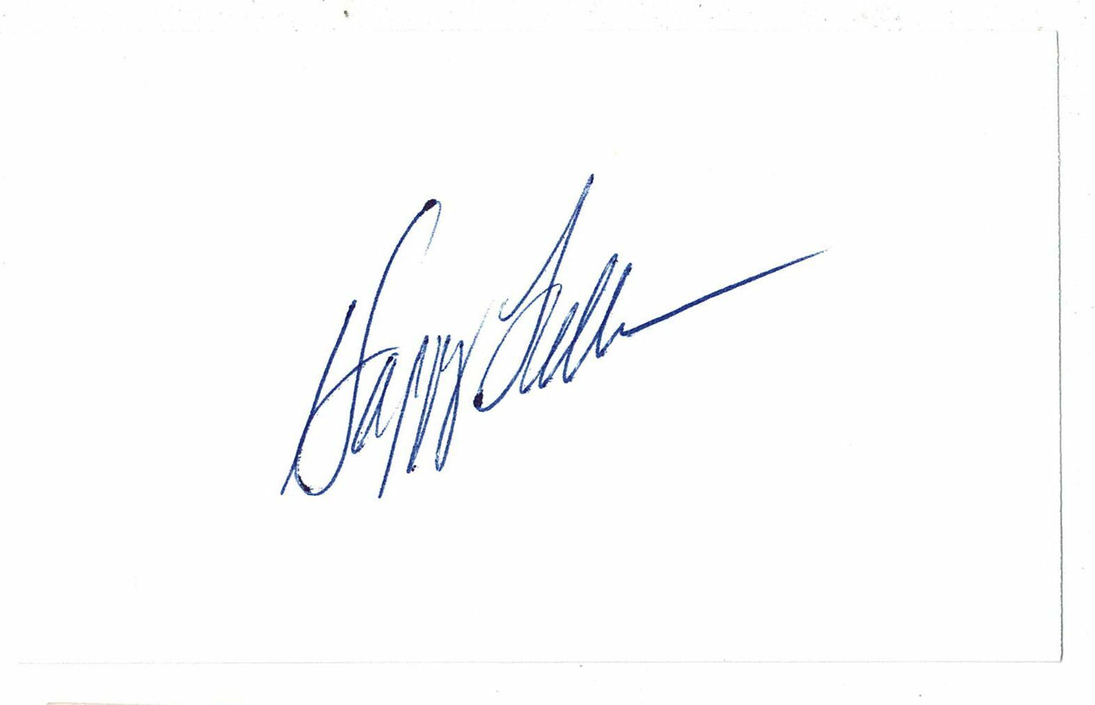 Happy Feller signed autographed index card AMCo 11226