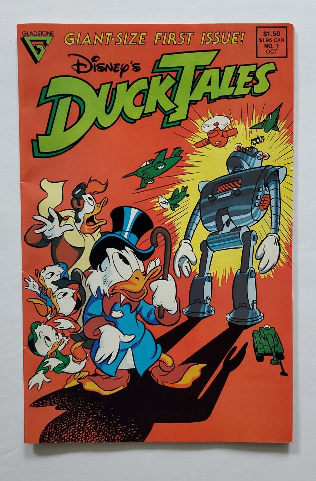 Disneys Duck Tales #1 (1988) Gladstone Giant Sized Scrooge Launchpad 