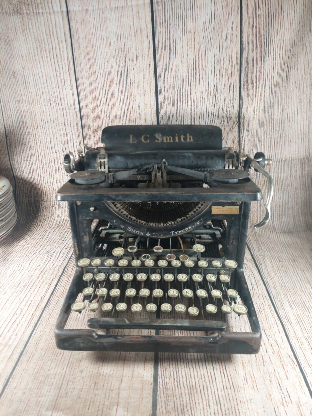 Vintage L.C. Smith Typewriter Early 1900\'s