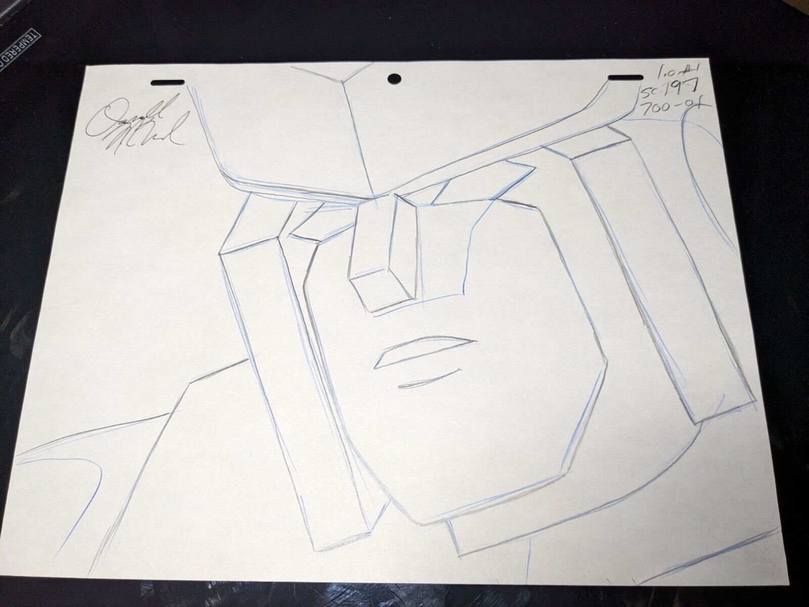 Transformers Animation Cel G1 Cartoon Toei 80\'s Anime Vtg Production Art I12