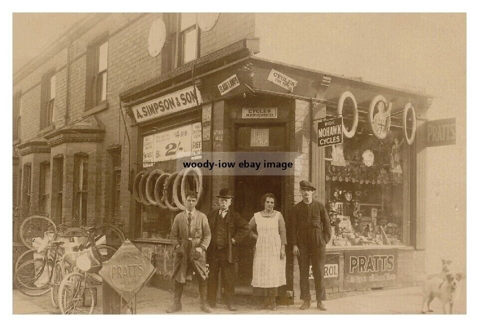 rp14245 - Simpson & Son Cycle Shop , 90 King Edward Rd Coventry - print 6x4