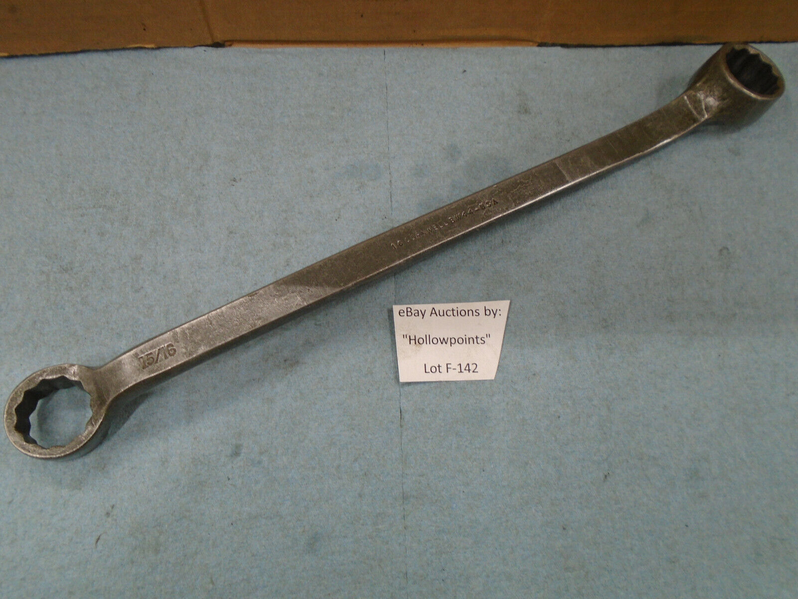 Cornwell BW44  vintage large Offset Box End Wrench 15/16\