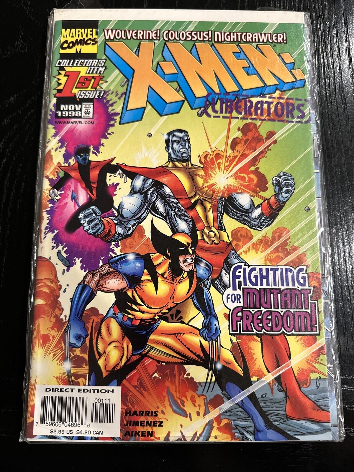 X-Men - Liberators complete set all 4 issues Joe Harris Phil Jiminez Marvel 1998