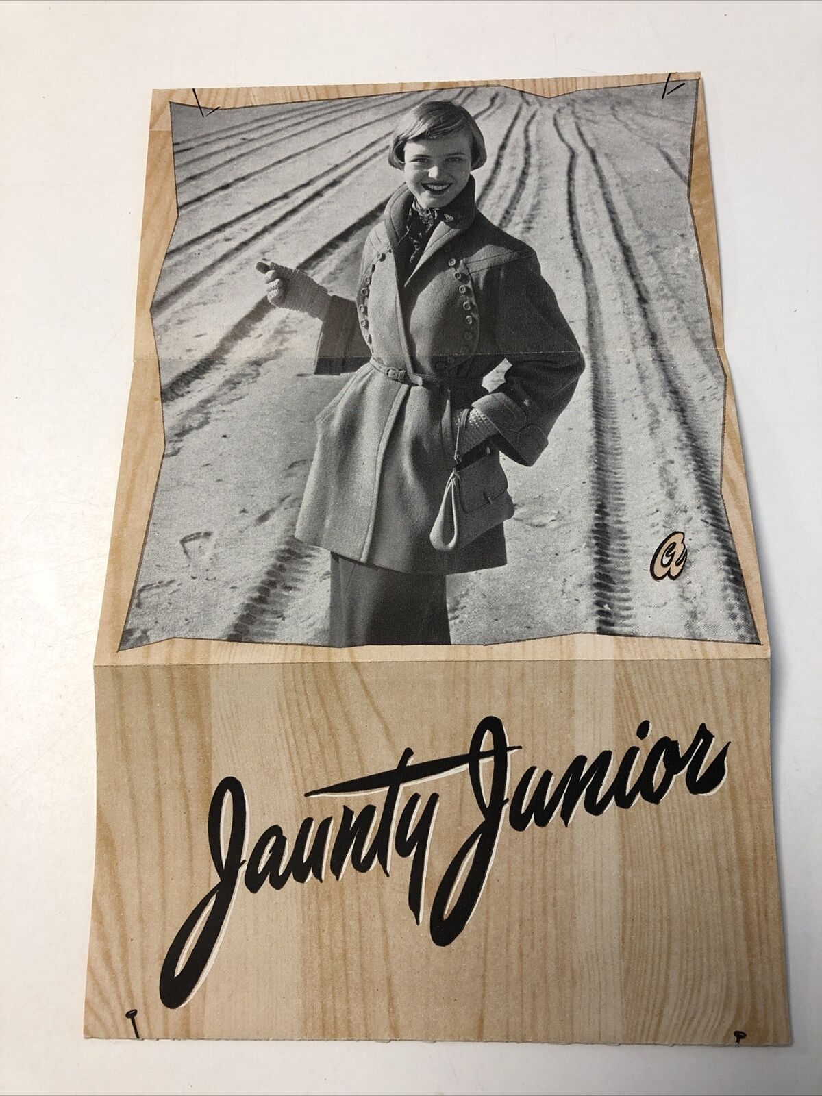 JAUNTY JUNIORS Brochure Orange MA Clothing Co 1940's ? Vintage