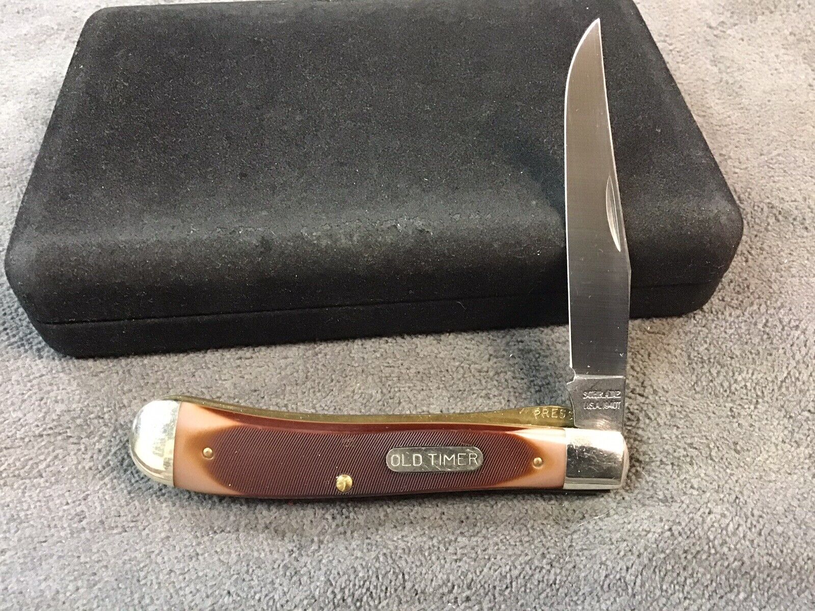 Vintage Schrade Old Timer 194OT - Liner Lock - Trapper Pocket Knife, USA