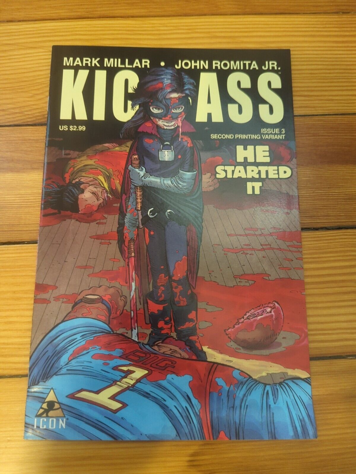 Kick-Ass #3  Variant Icon Comic | First Hit Girl cover 1st (B1)