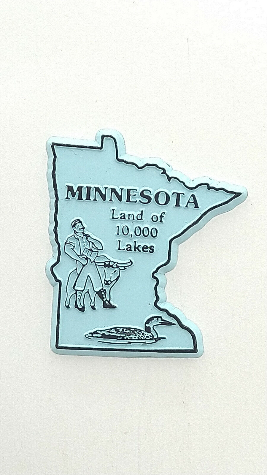 MINNESOTA Land of 10,000 Lakes Fridge Magnet Souvenir 