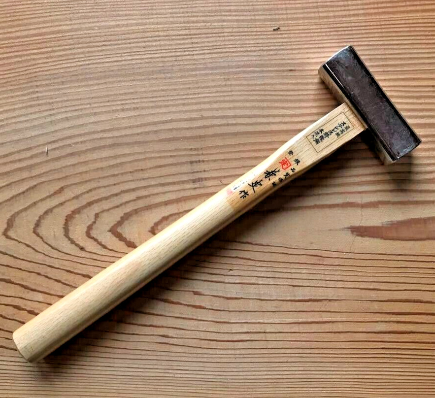 Antique Vintage Carpentry tool Hammer Gennou Made by Japanese craftsmen #6