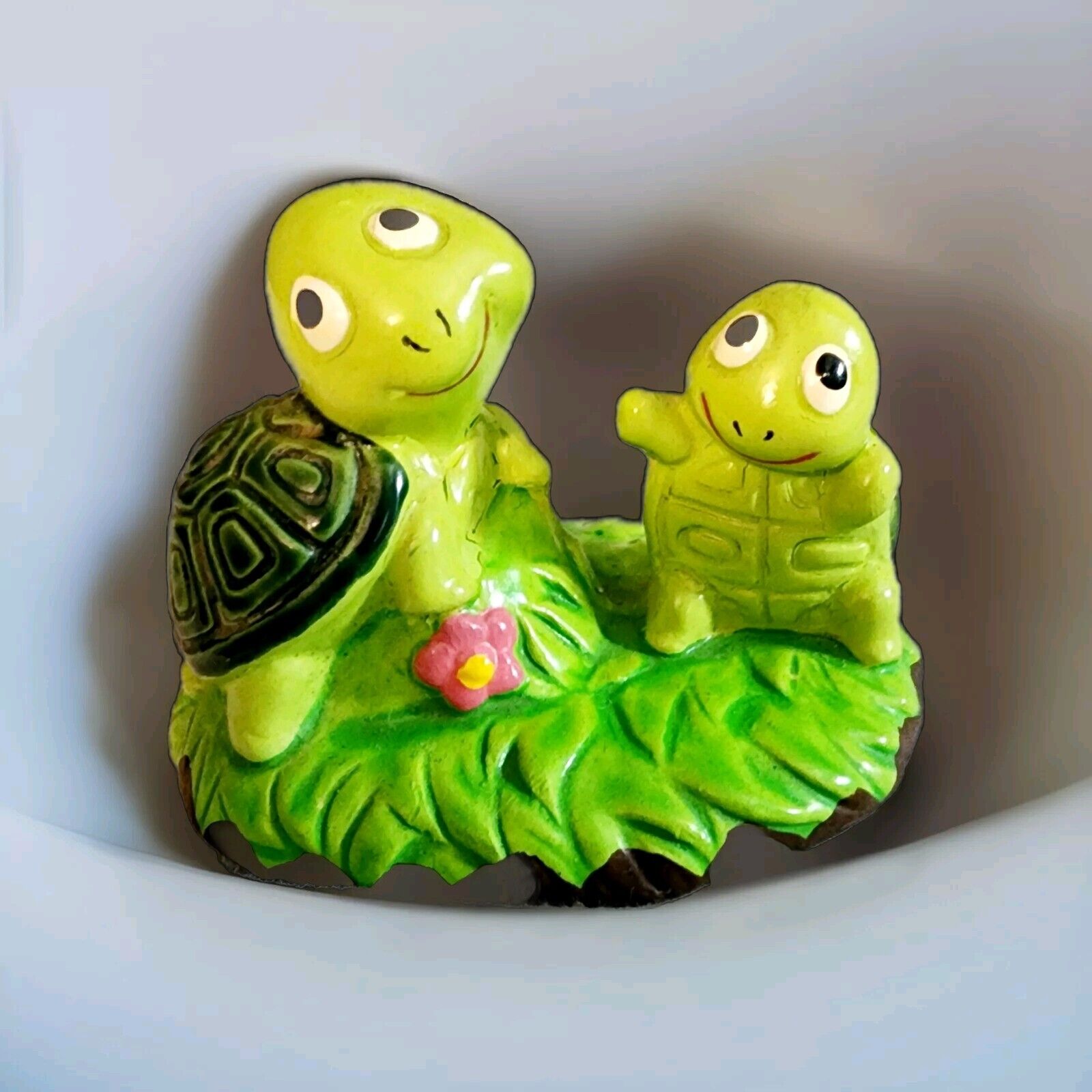 Vintage Norleans Ceramic Turtle Figurine 