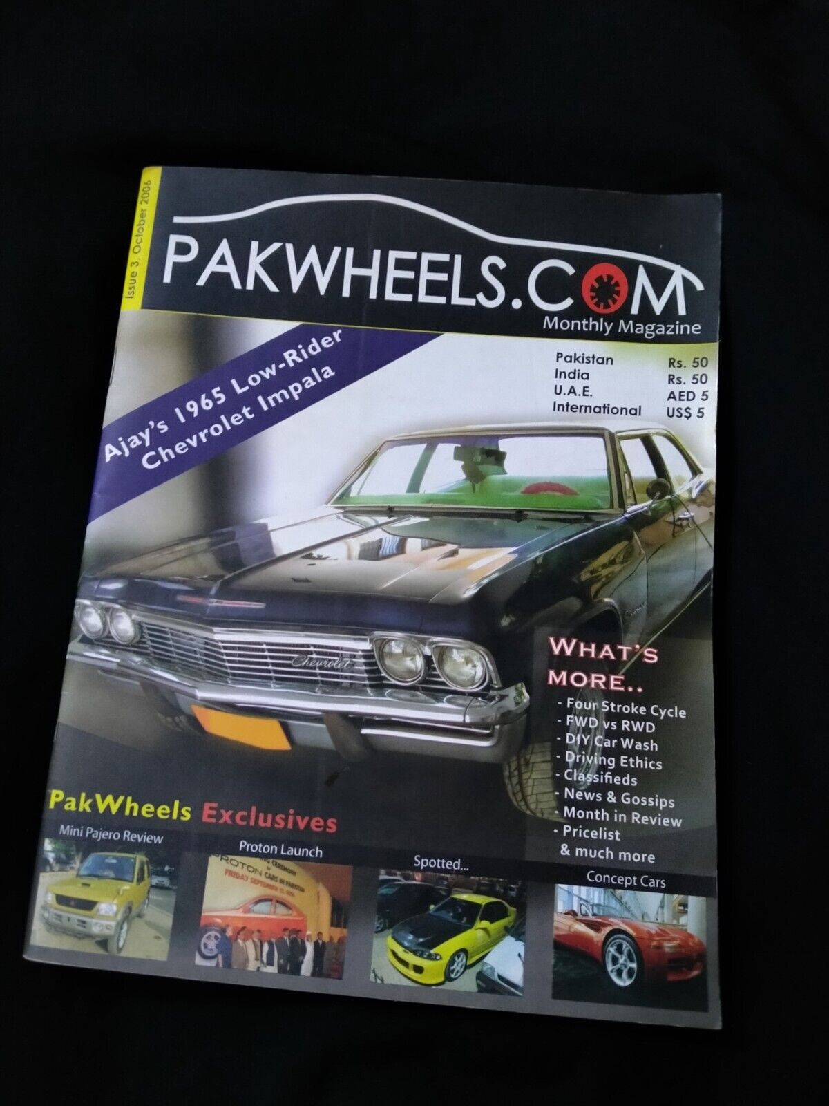 Original 2006 PakWheels Magazine October Edition - Rare Find for Auto Enthusiast