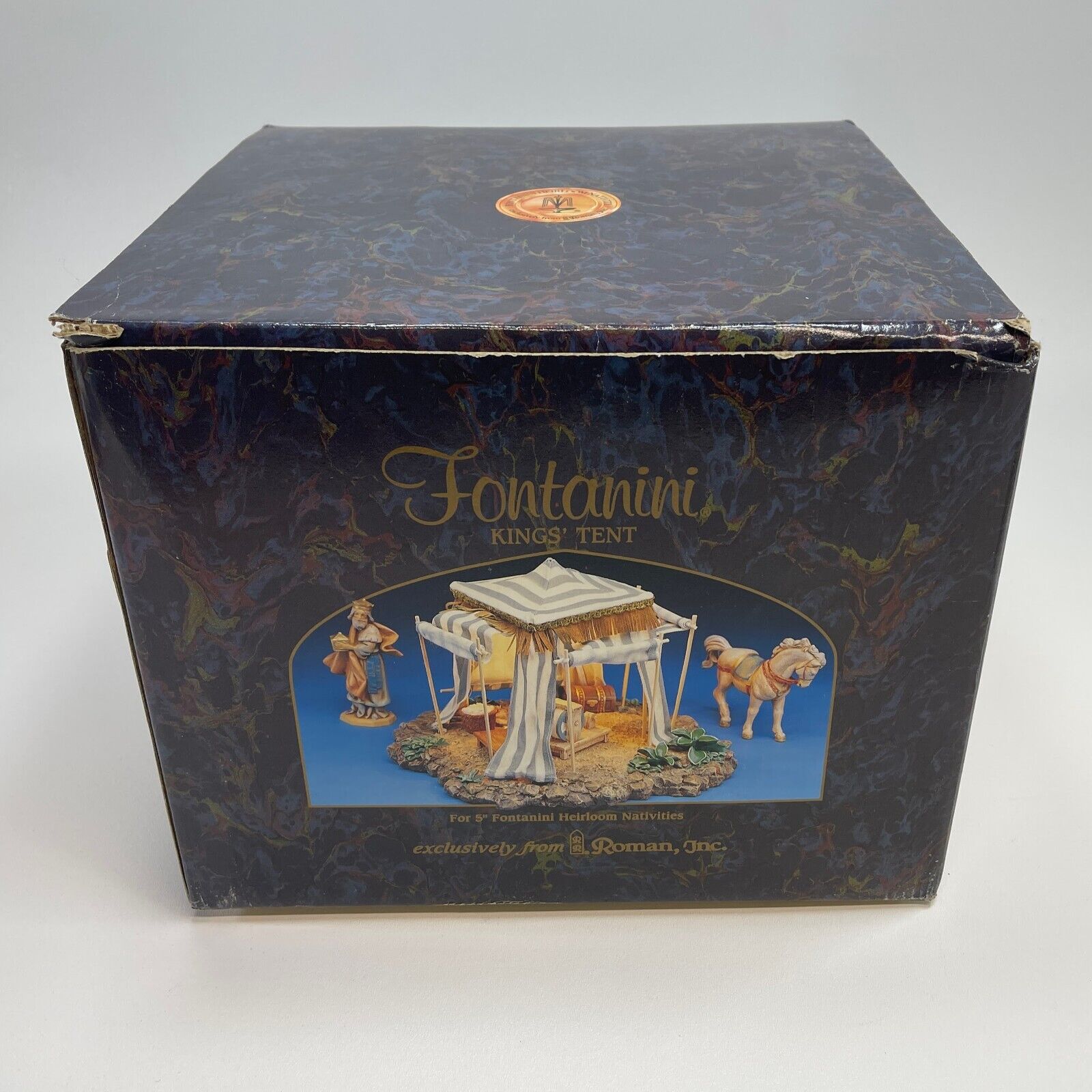 Fontanini by Roman Retired Blue KINGS TENT for 5 Inch figures 1996