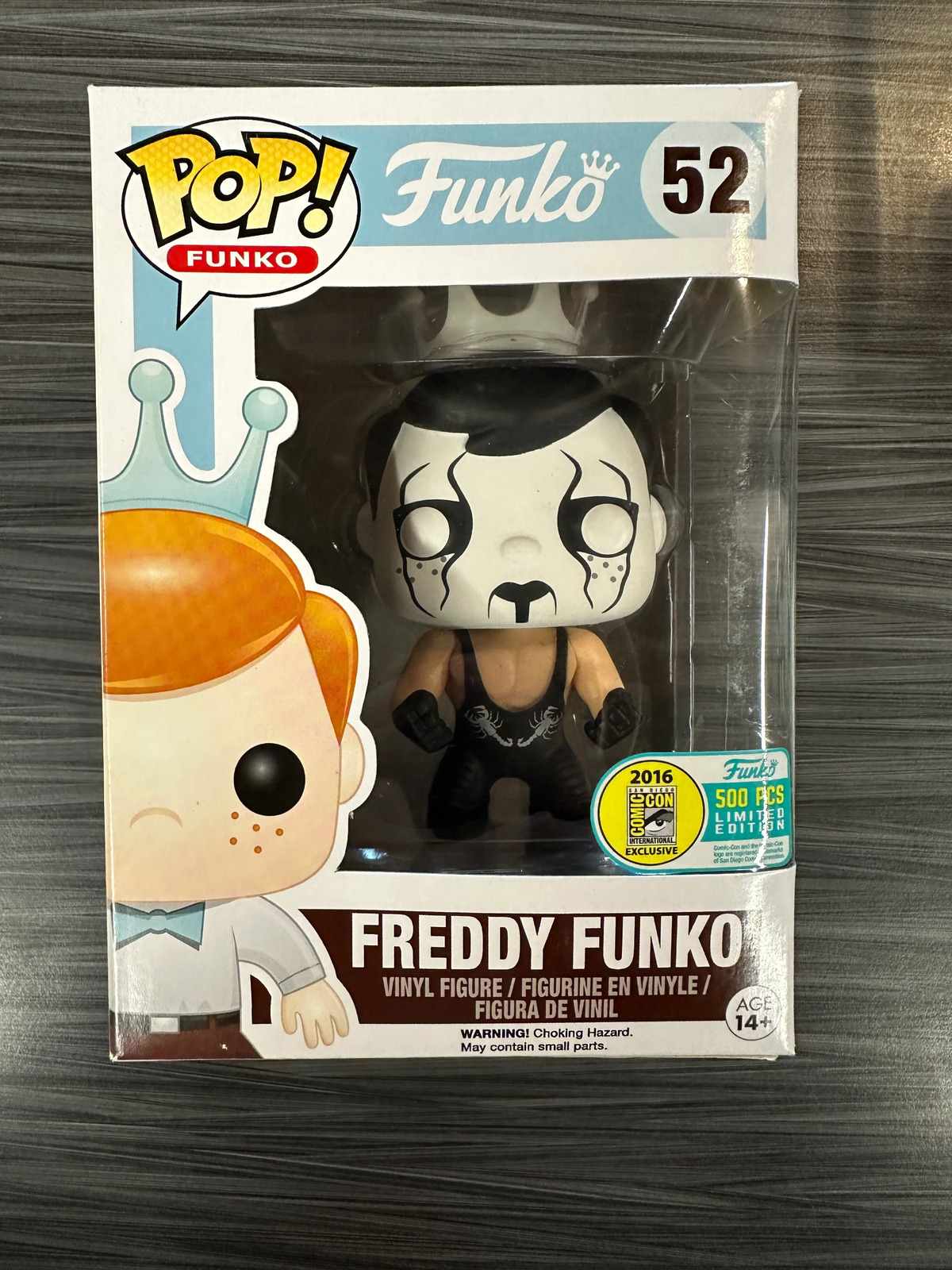 Funko POP Funko: Freddy Funko [as Sting] (2016 SDCC/ 500 PCS)(Damaged Box) #52