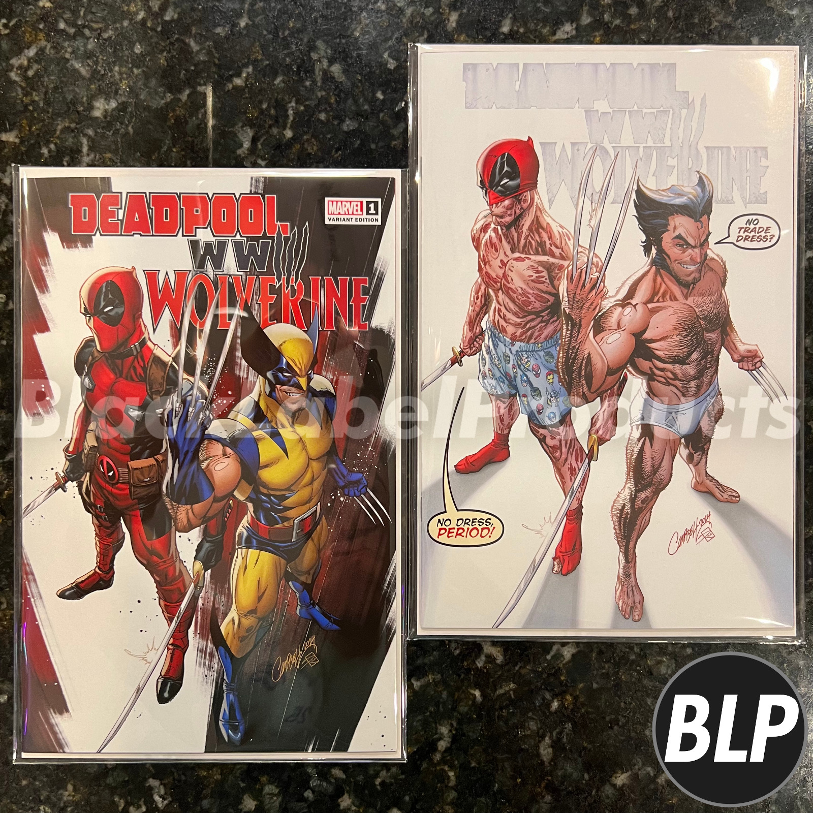 Deadpool vs Wolverine: WWIII #1 J Scott Campbell 2 Variant Set A B NM IN HAND