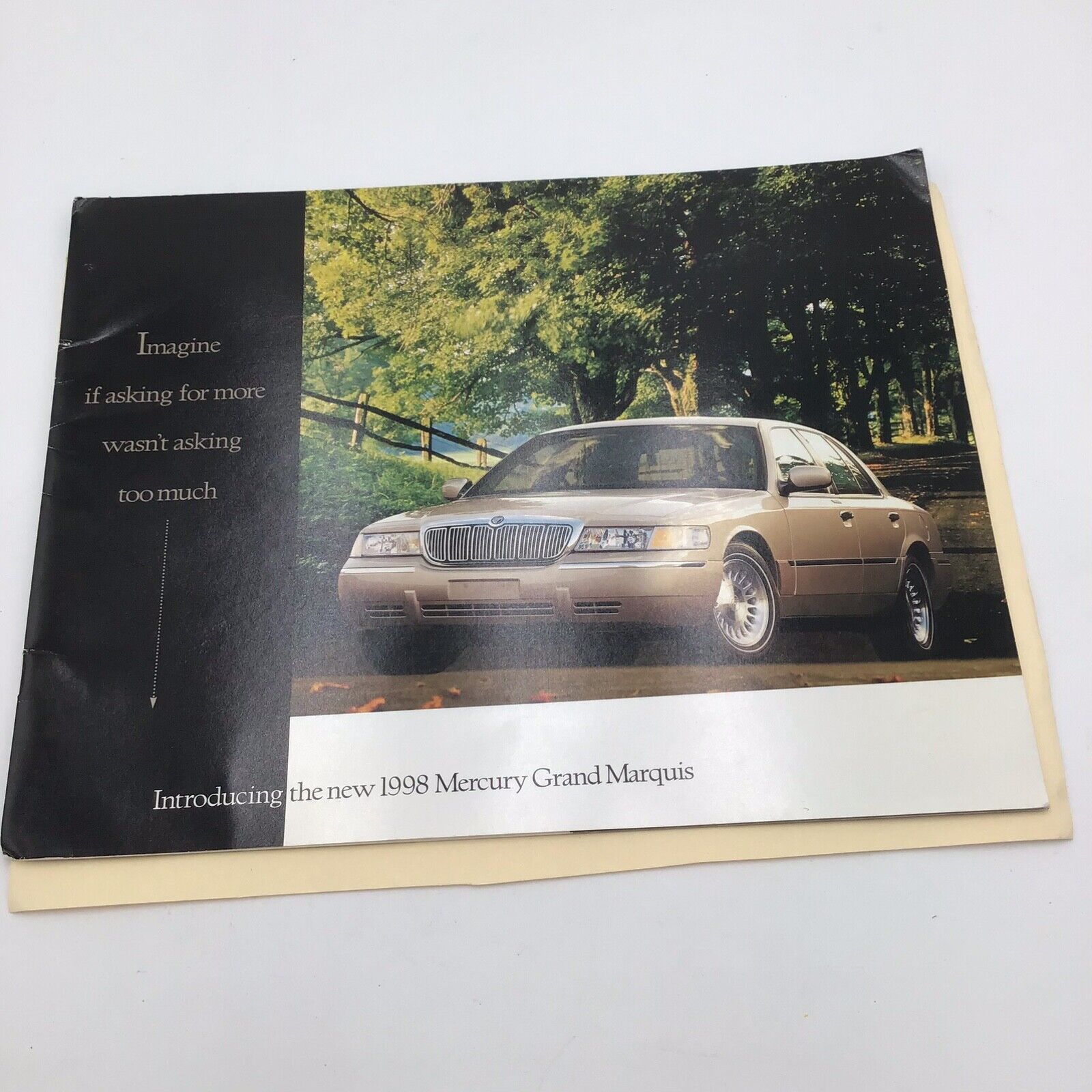 Vintage 1998 Mercury Grand Marquis Introduction Sales Brochure