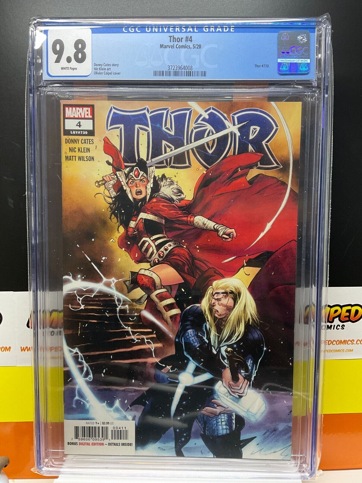 Thor #4 CGC 9.8 White Pages 1st Cameo Appearance of the Black Winter