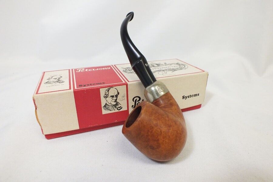Vintage Peterson\'s Standard Smooth Pipe 312 Ireland Bent New in Box