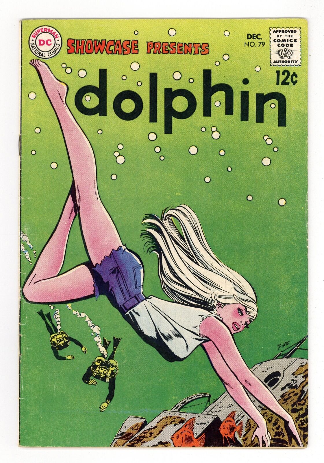 Showcase #79 VG+ 4.5 1968 1st app. Dolphin