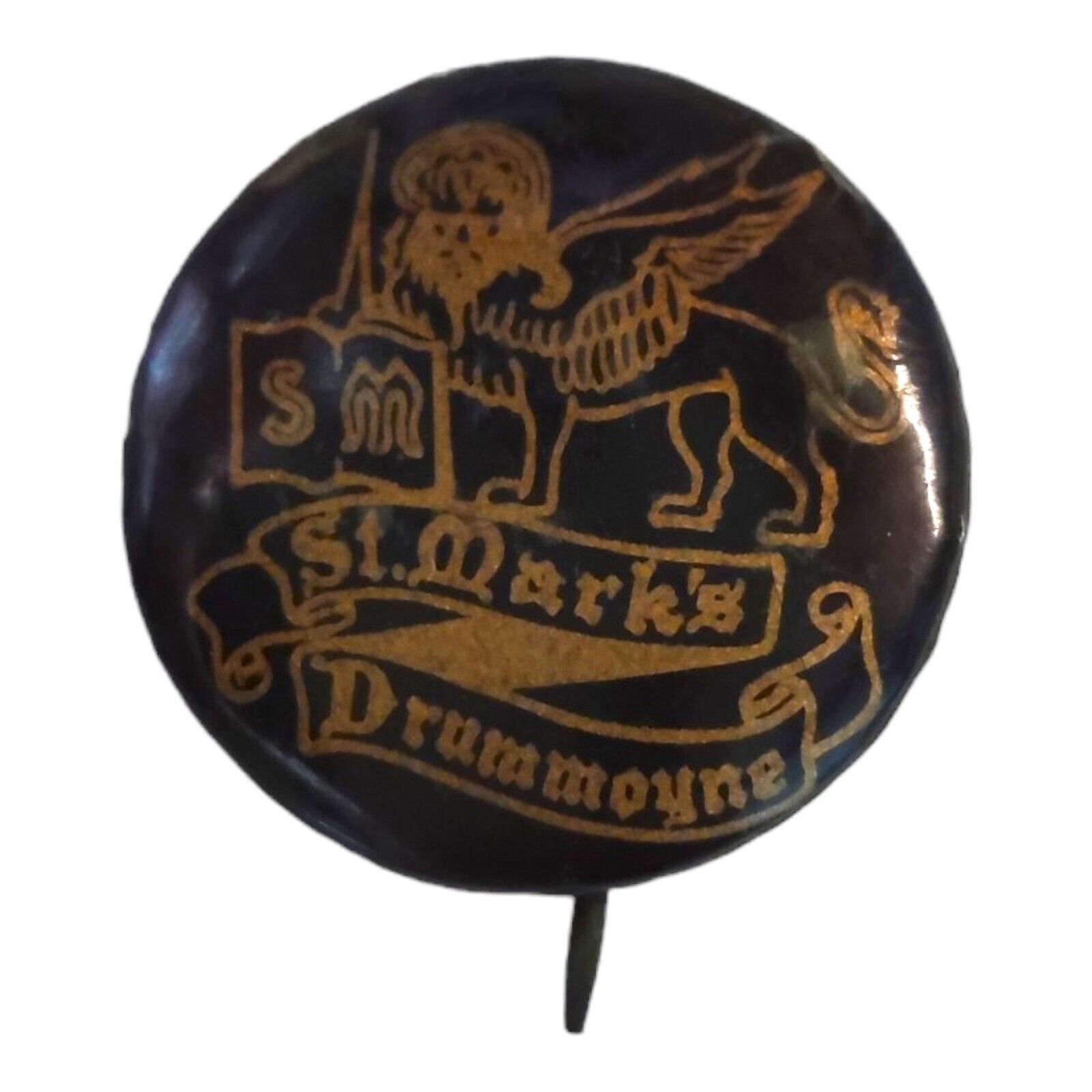 Vintage St. Mark’s Drummoyne School-Church Pin Badge - Collectible Memorabilia