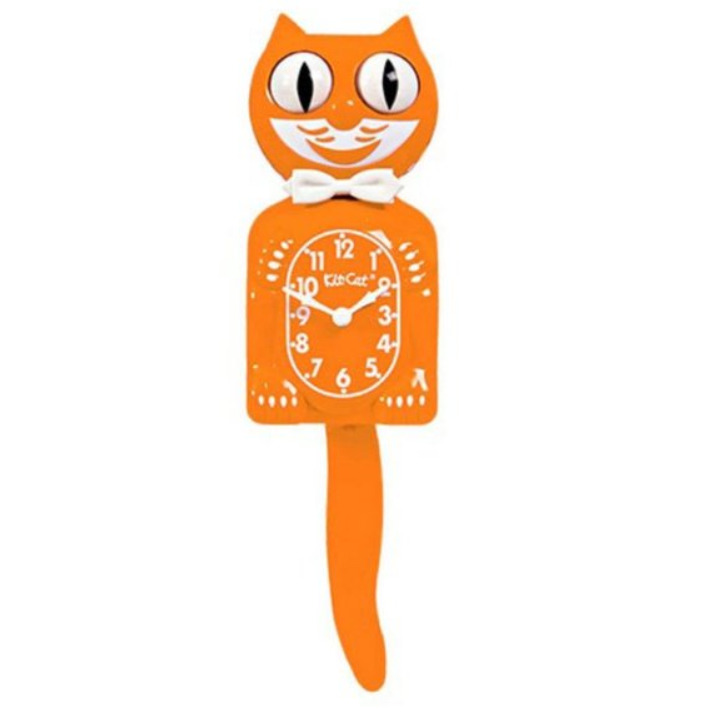Festival Orange Kit Kat Cat Klock Clock FREE US SHIPPING New for 2023