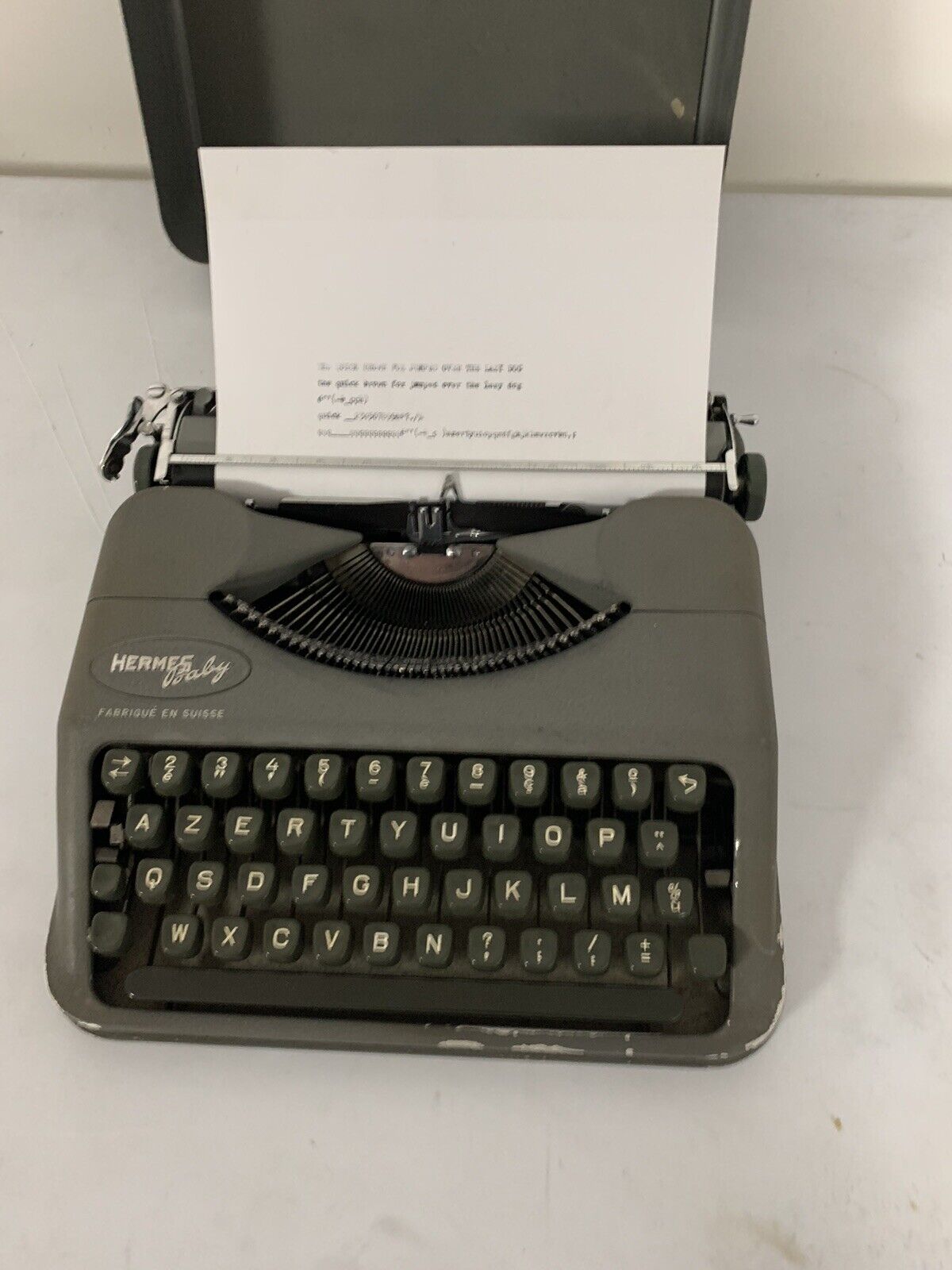 1955 Hermes Baby Portable Typewriter