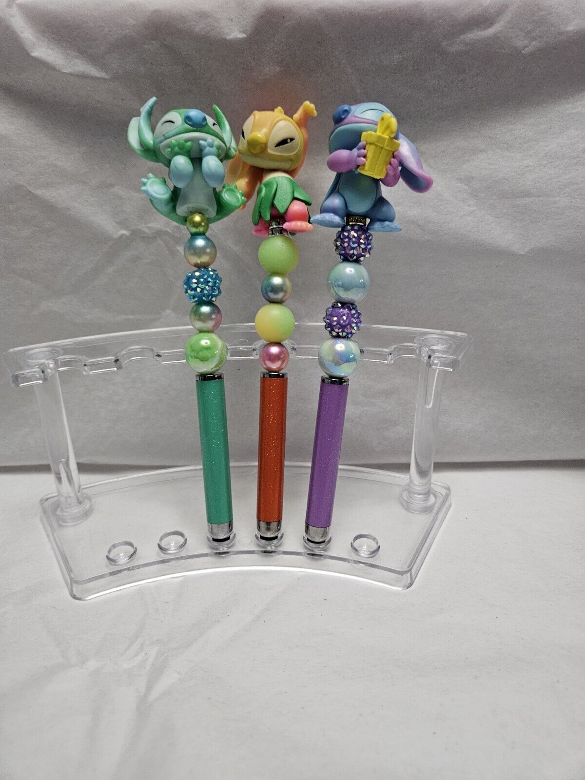Disney Stitch Easter Pastel 3 Piece Stylus Pen Set