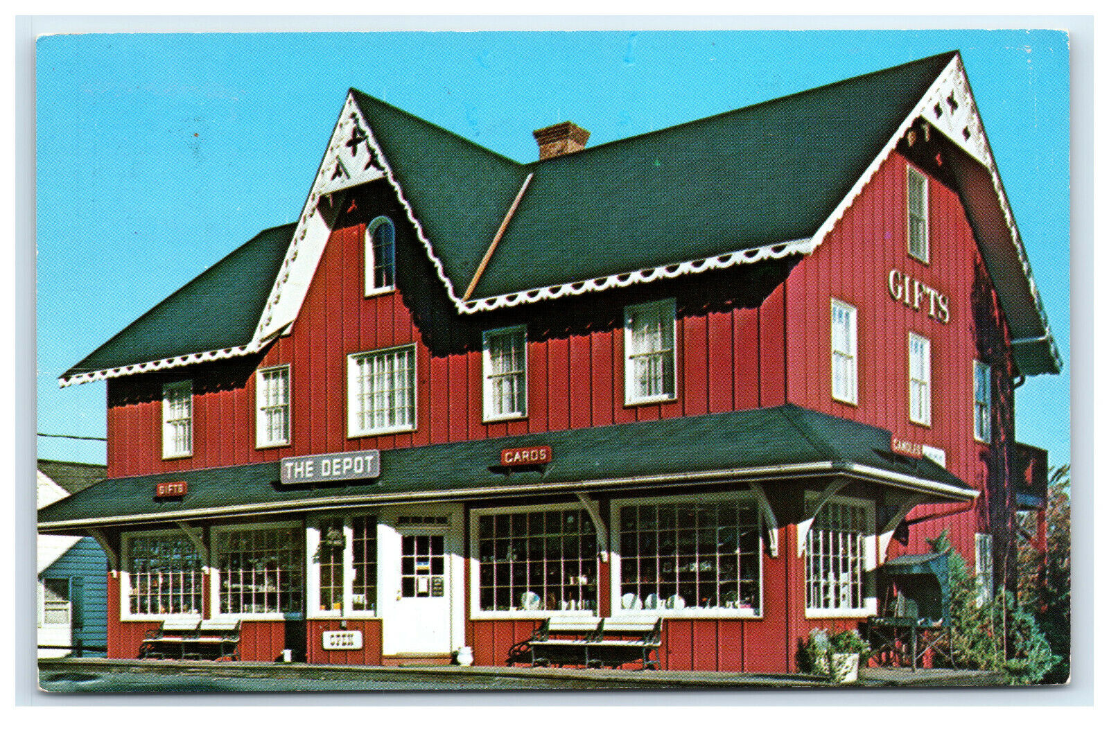 Postcard The Depot - Morristown, NJ 1974 B15