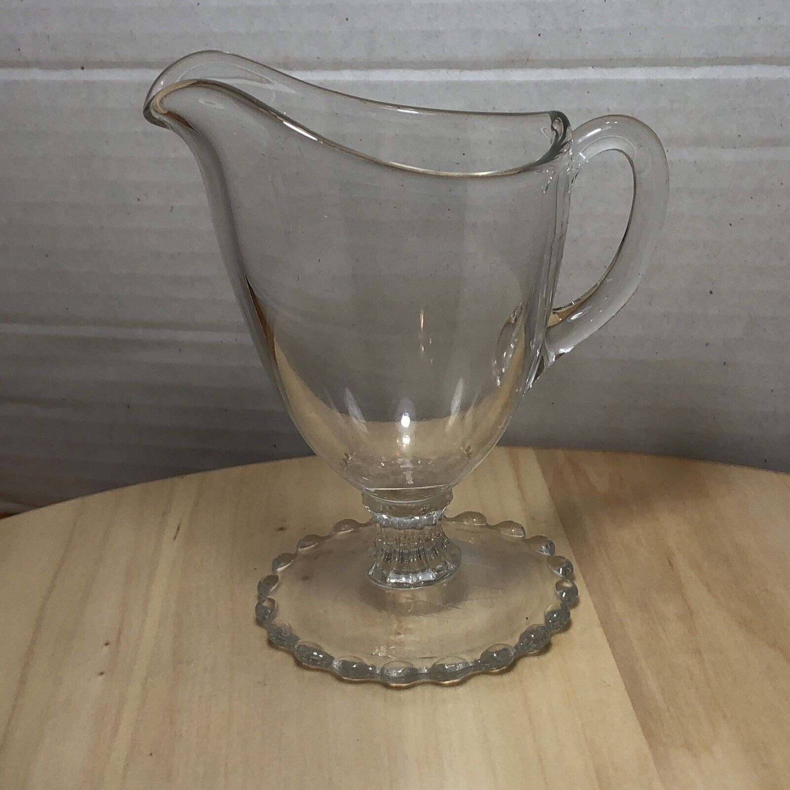 Candlewick Creamer Imperial Glass of Bellair Ohio Pattern