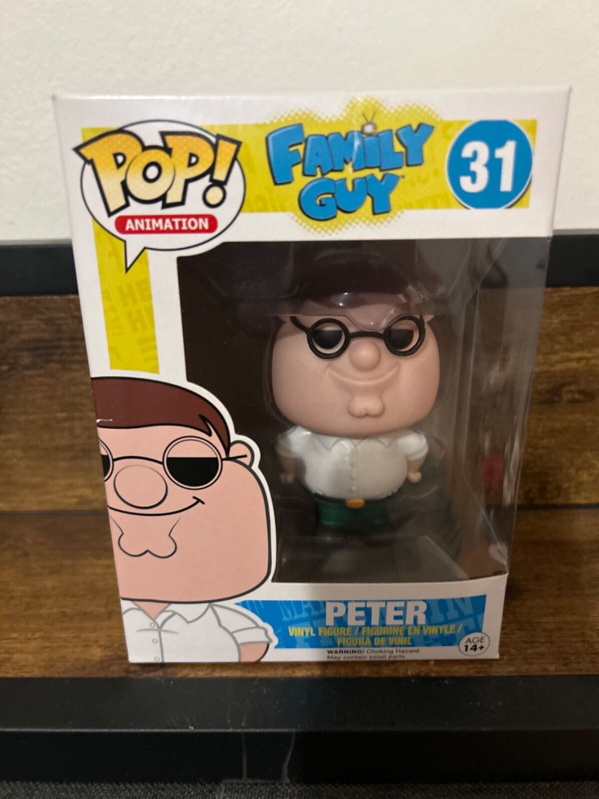 Funko Pop Animation #31 Peter Griffin Family Guy Television New NIB In Protector