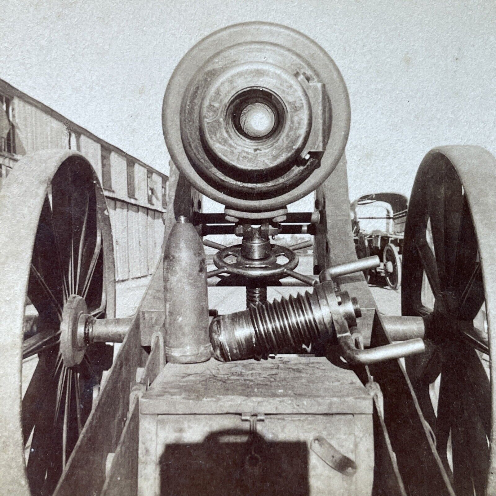 Antique 1901 Boer War Artillery Canon South Africa Stereoview Photo Card P3065