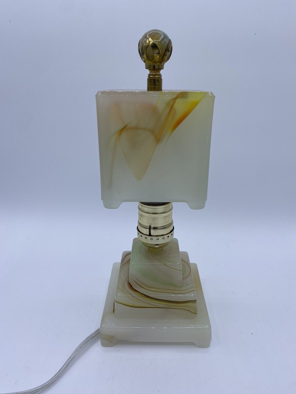 Art Deco Houzex Lamp Arman Cube Lamp Glows