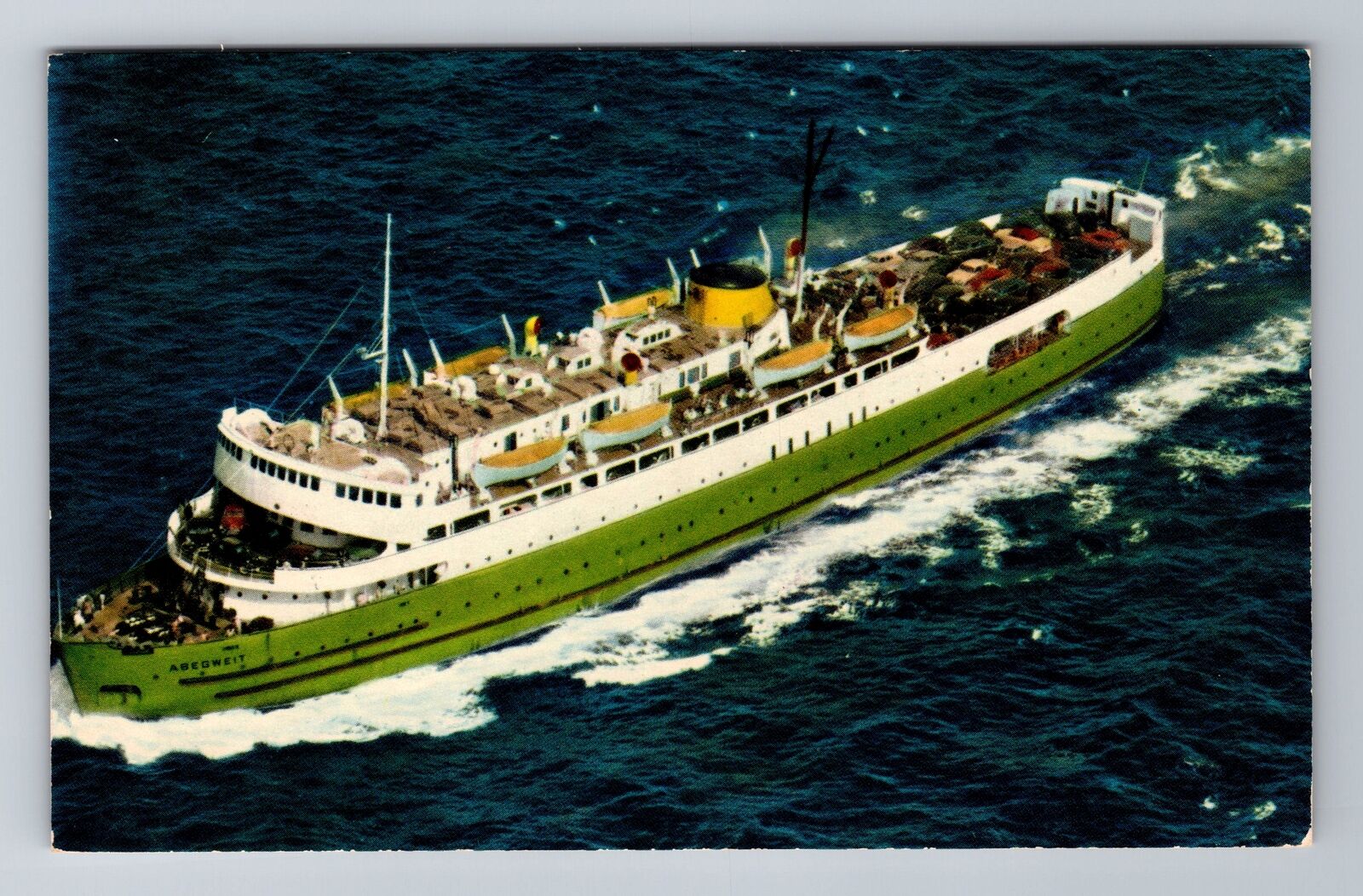 Cape Tormentine- New Brunswick, CNR Car Ferry Abegweit, Antique Vintage Postcard