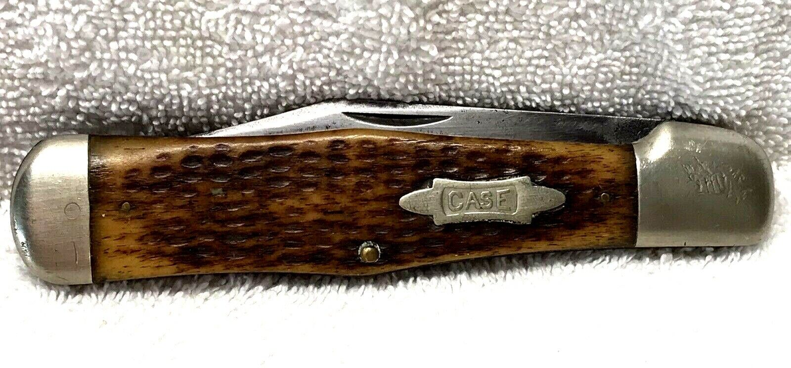 Vintage Large Case Tested XX Jigged Pocket Knife USA