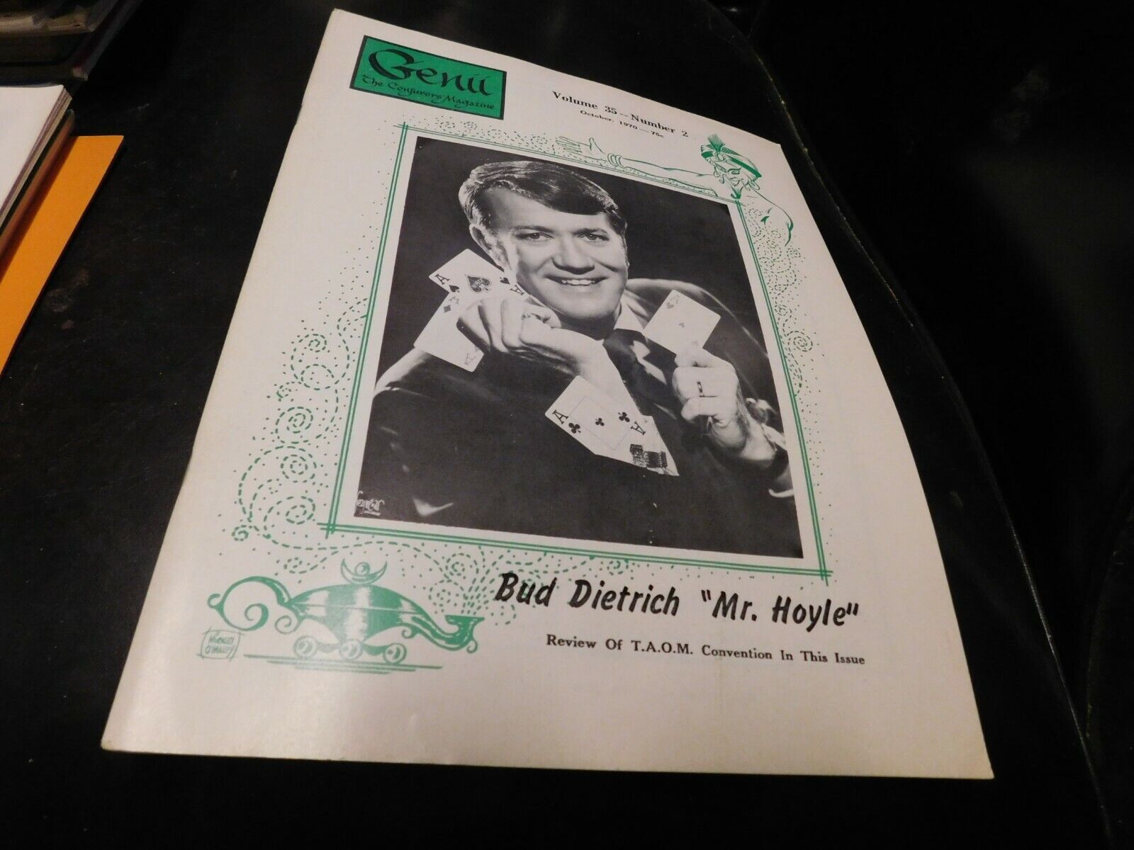 Genii Magazine Of Magic & Magicians Bud Dietrich Mr. Hoyle October 1970