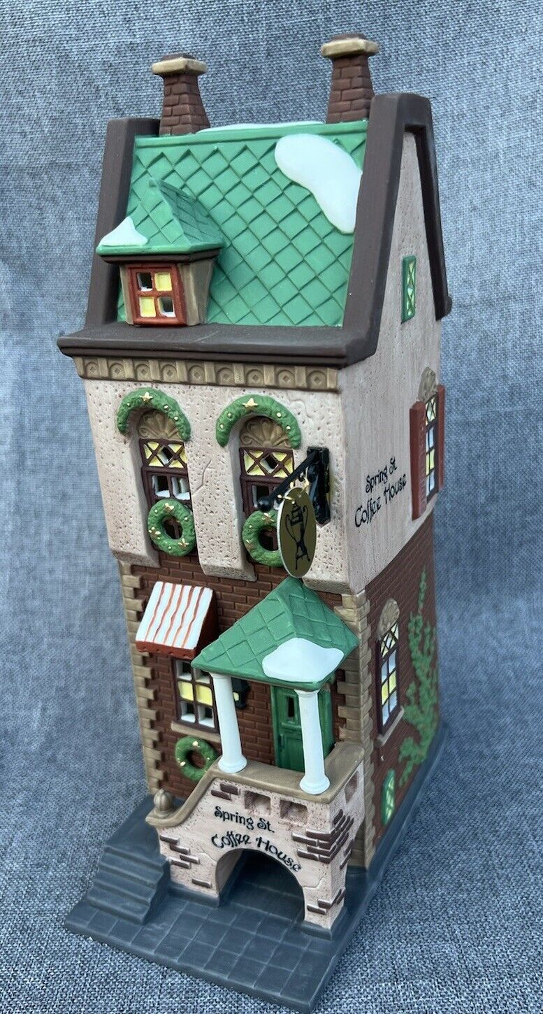 Dept 56 Christmas in the City “Spring St. Coffee House” Heritage Village #5880-7