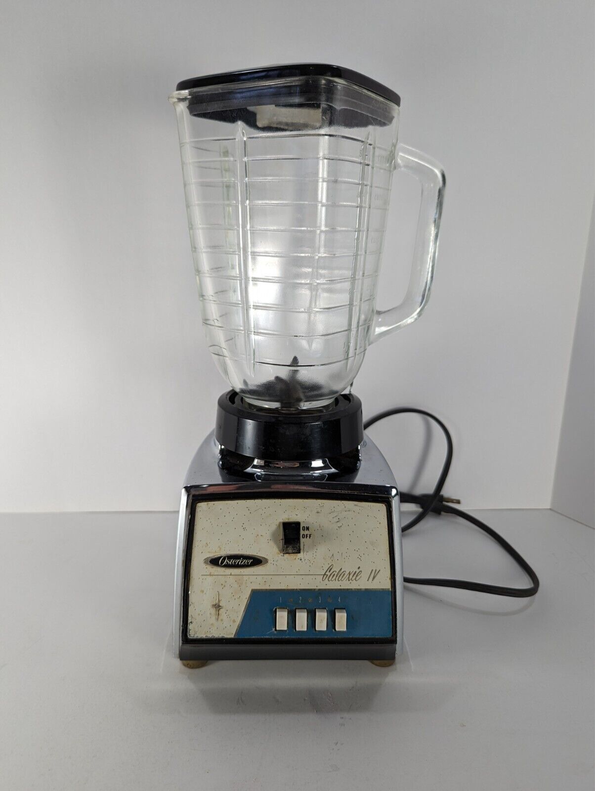 Vintage Osterizer Galaxie IV 4 Speed Blender Tested Model 477 Series 9