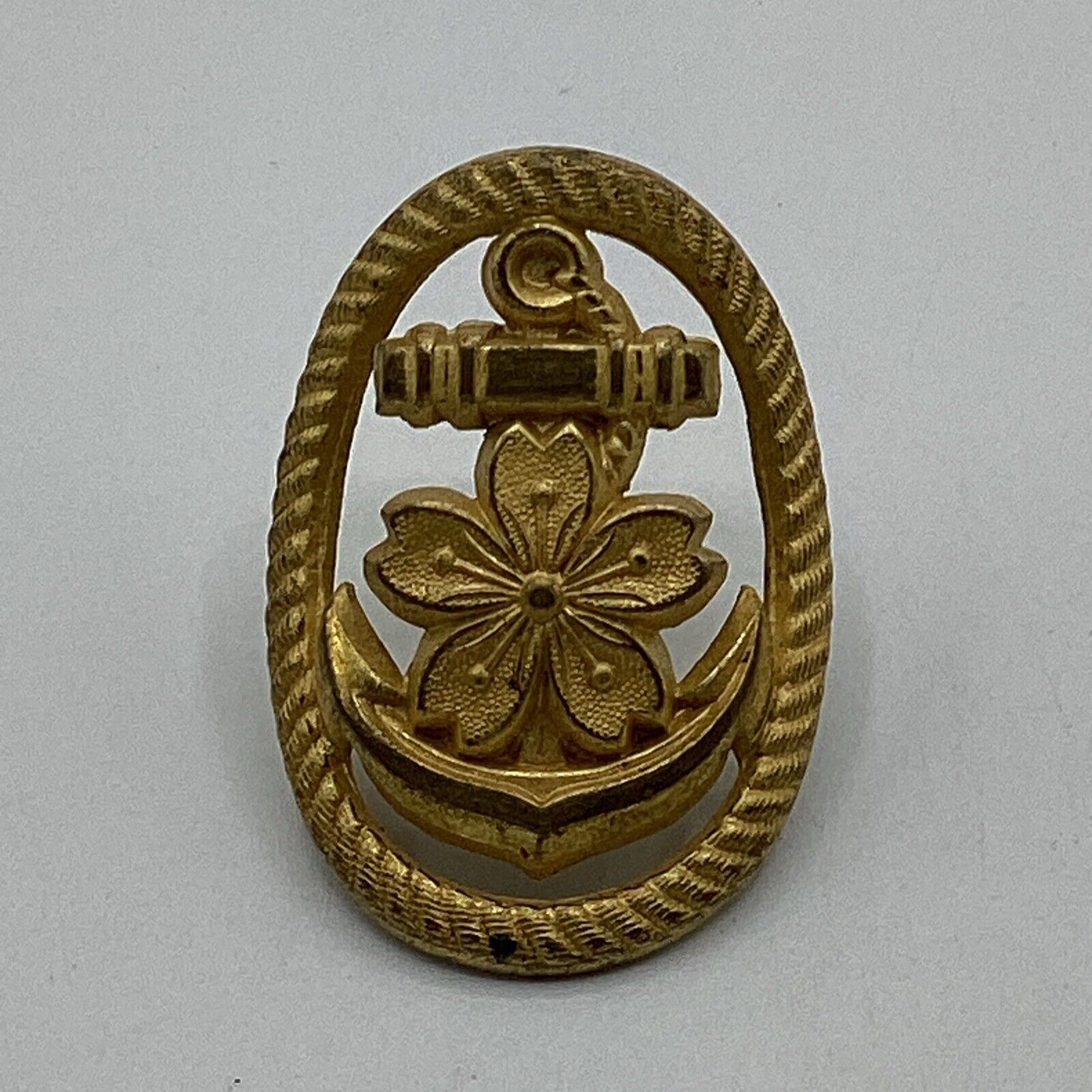 Vintage World War II Japanese Naval Chief Petty Officer’s Hat Badge