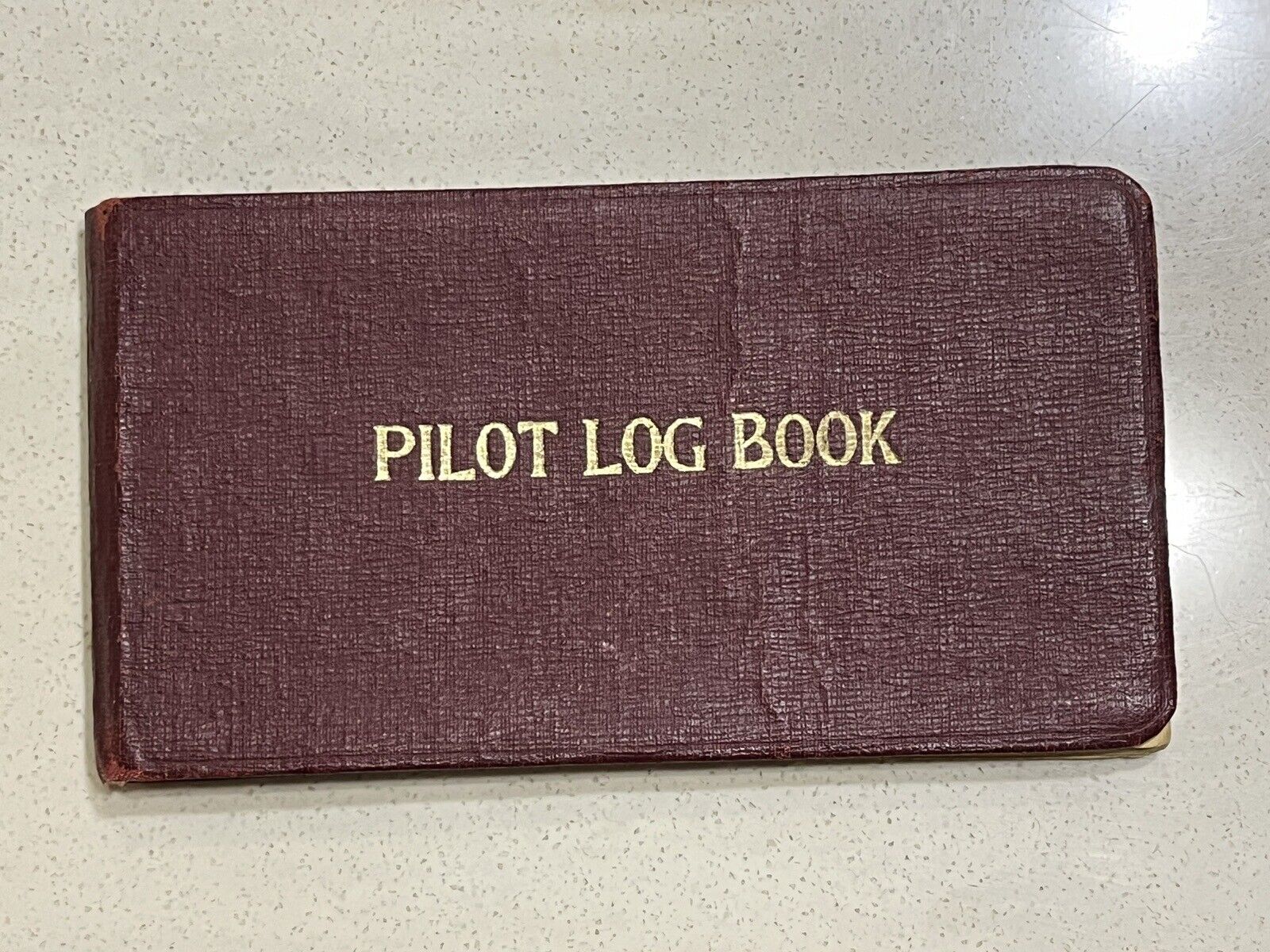 Vintage 1947 Pilot Log Book Student Pilot