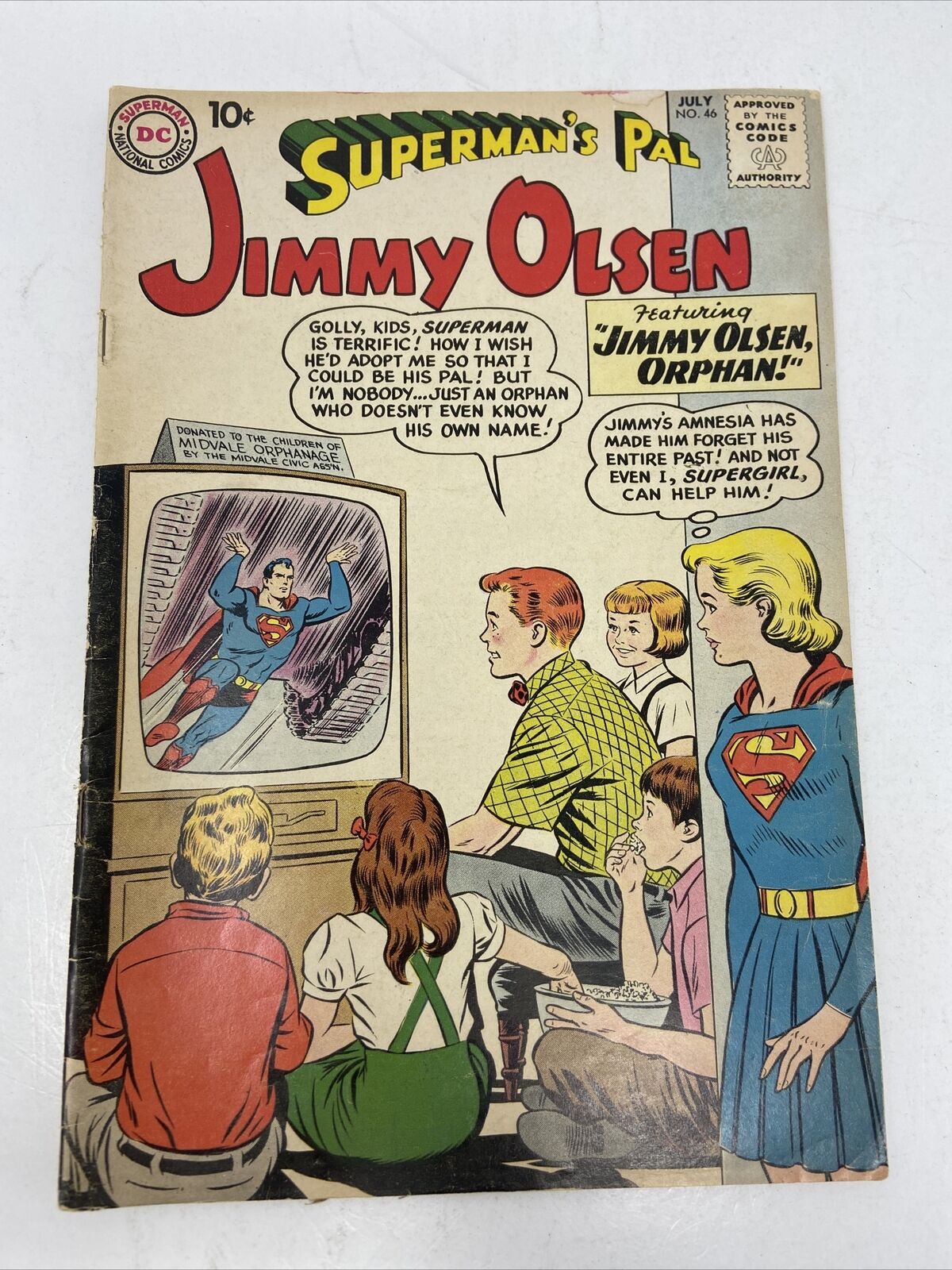 Superman\'s Pal JIMMY OLSEN #46 in FN or better 1960 DC Silver Age comic