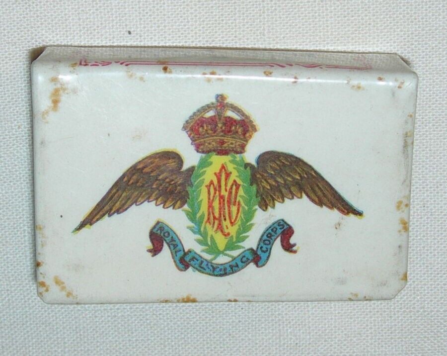 Royal Flying Corps Match Box Cover WWI Military Copyright