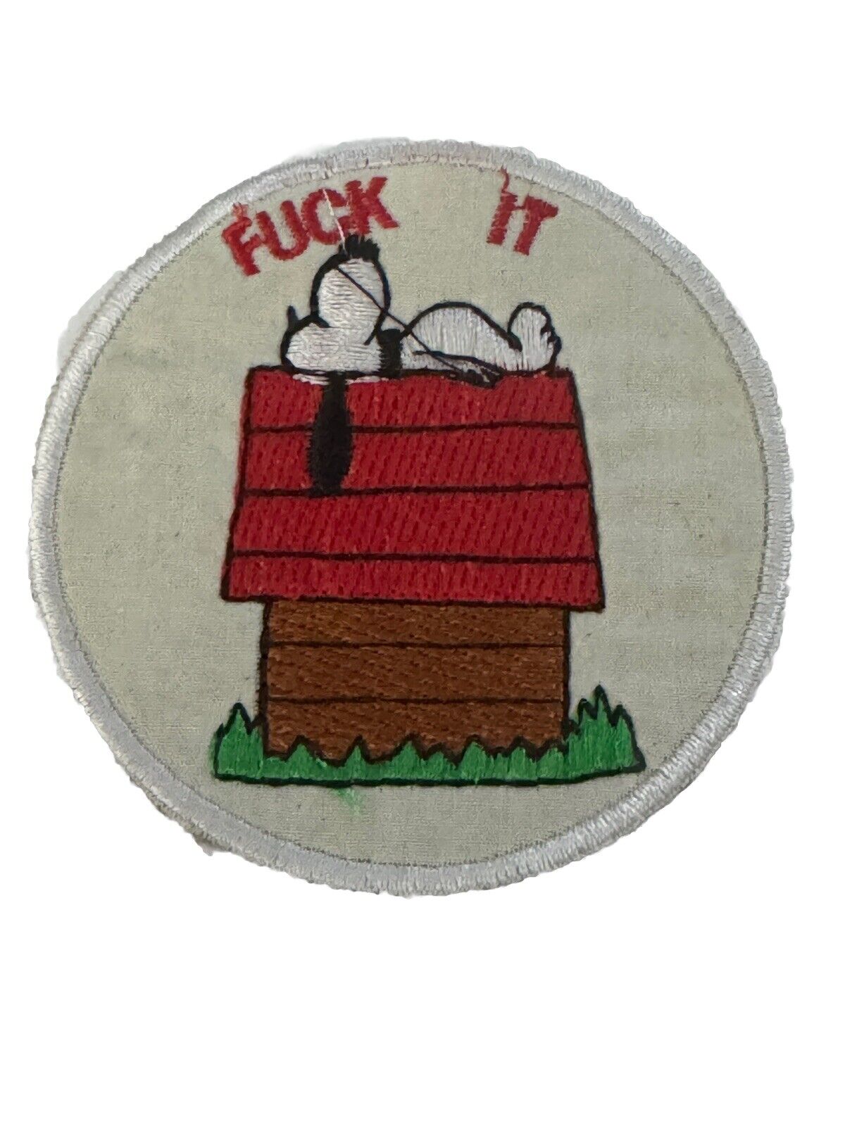 Vietnam War Patch USSF US Special Forces Snoopy Says MACV-SOG Military Badge Vtg