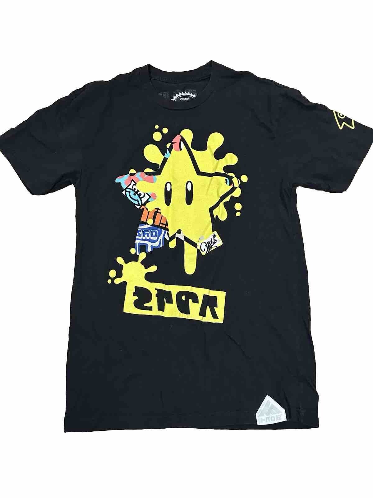 Splatoon 2 Festival T-shirt Super Star Super Mario Bros. 35th Anniversary Size S