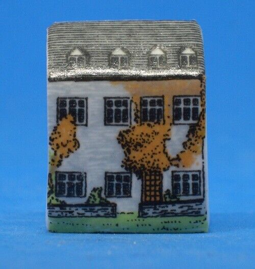 Birchcroft Miniature House Shaped Thimble -- Country House