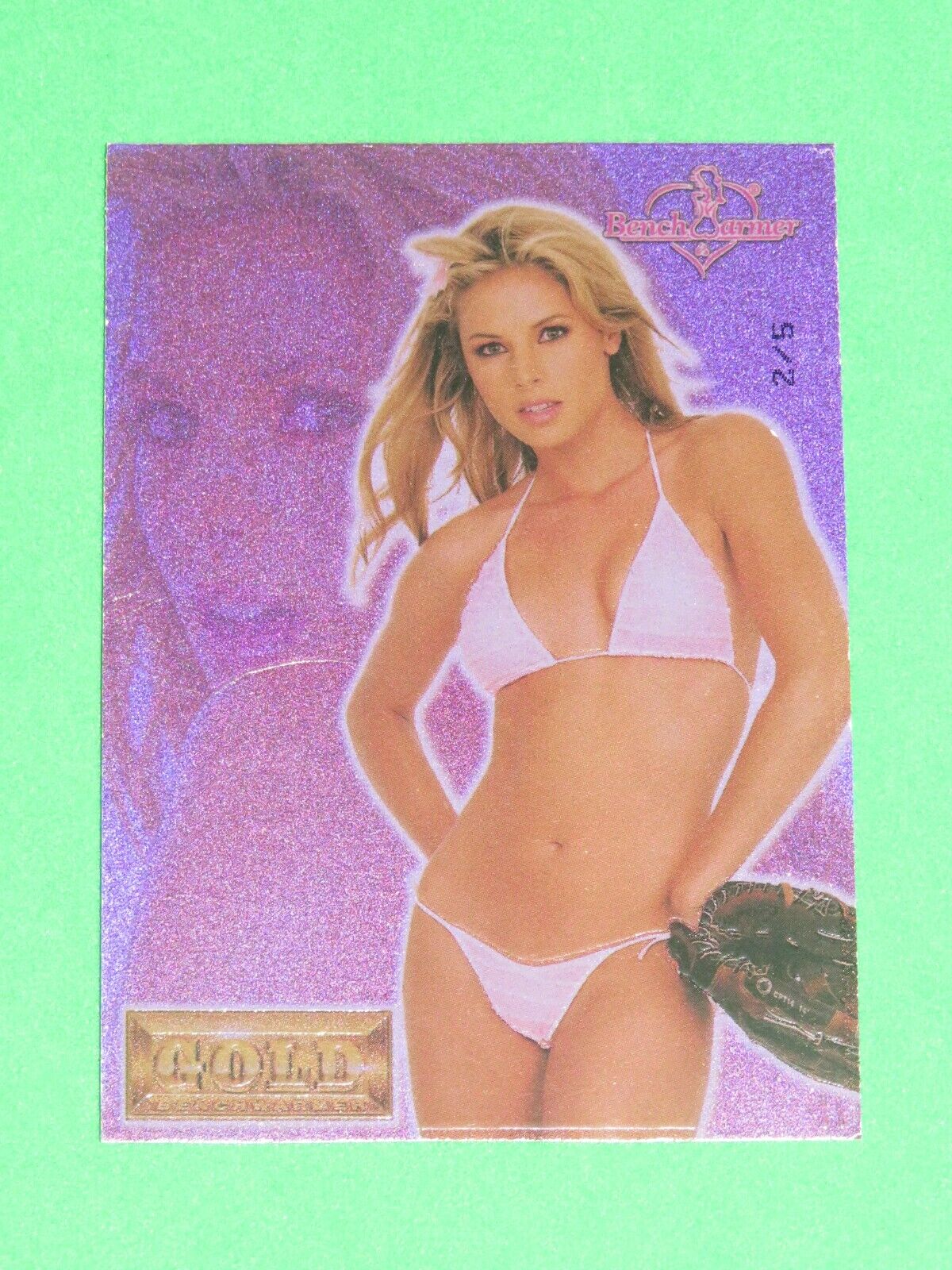 2003 Bench Warmer GOLD EDITION PURPLE PARALLEL CAROLINA ROMMEL #50 CARD 2/5