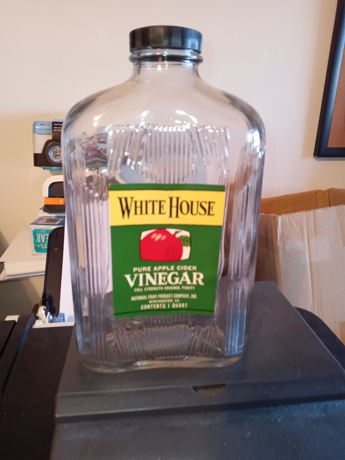  White House Vinegar Quart Vinegar Jar